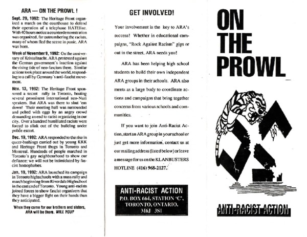 On the Prowl Leaflet