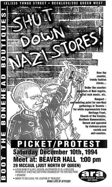 Shut Down Nazi Store