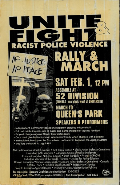 Unite &amp; Fight Racist Police Violence