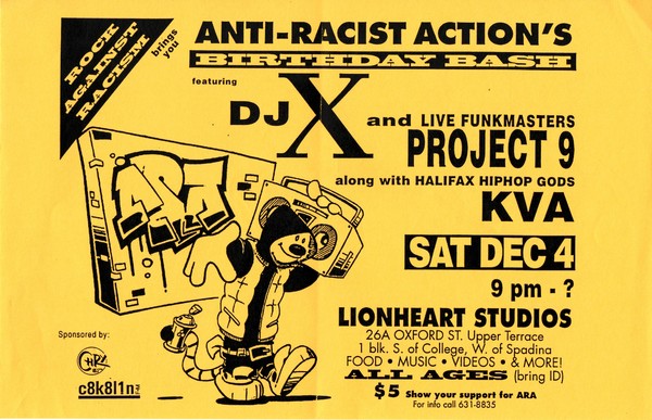 Rock Against Racism &amp; Anti-Racist Action Birthday Bash